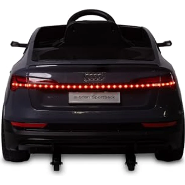 CARETERO Kinder Elektroauto E-Tron Sportback, lizenziertes Aufsitzfahrzeug mit Fernbedienung, Grau, 7Ah Akku, LED-Lichtleiste, geeignet für Kinder ab 3 Jahren – Bild 6