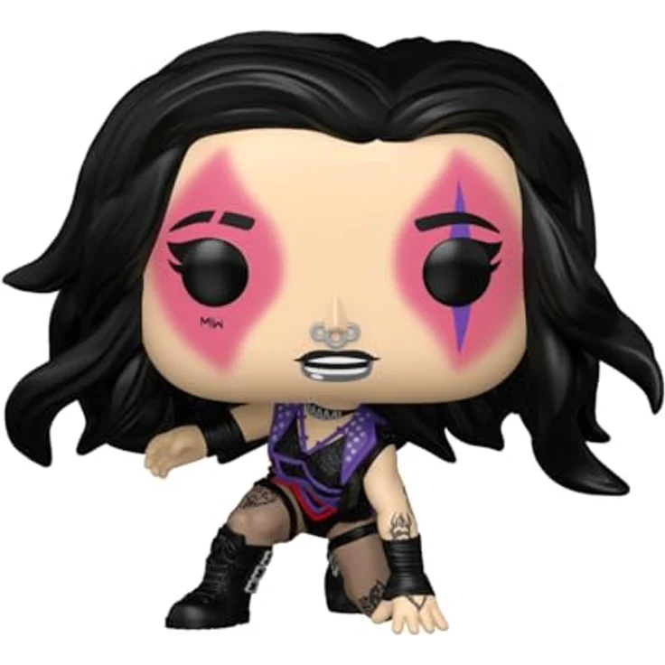 Funko POP! WWE: Wrestle Mania 40 - Rhea Ripley - Sammelbare Vinylfigur mit 1 in 6 Chance auf Rare Chase Variant (Black Light), Höhe 9,5 cm, Offizielles Merchandise – Bild 2