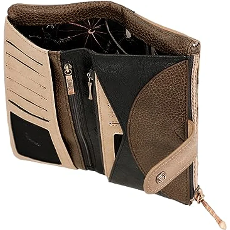 Anekke Geldbörse Shōen Set, 2-tlg. mit RFID-Blocker Schutz, Multicolor (braun/beige/schwarz) – Bild 8