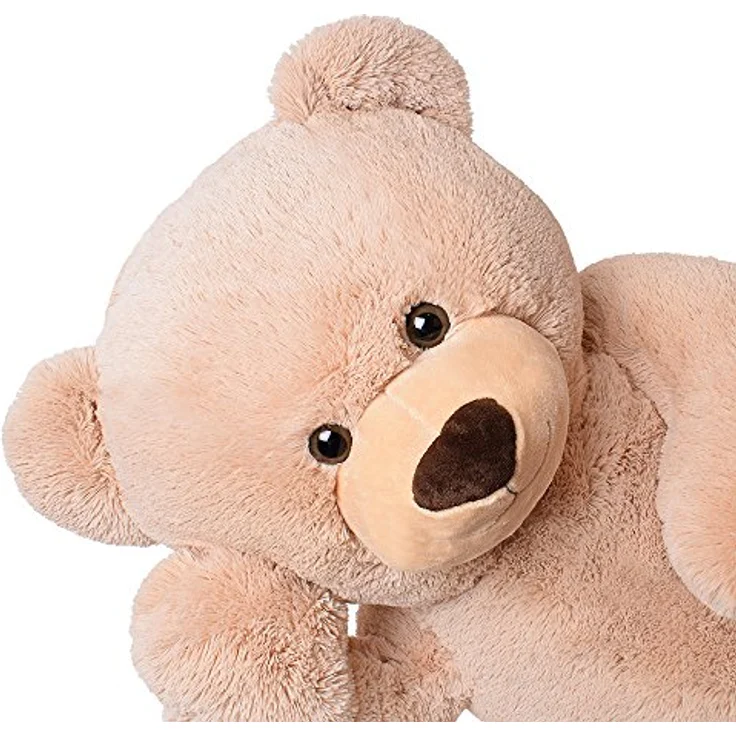 TE-Trend XXL Giant Teddy Bear Riesen Teddy Plüsch Kuscheltier 135 cm, Kuschelbär in beige – Waschbar & EN71 Richtlinie umfasst – Bild 3