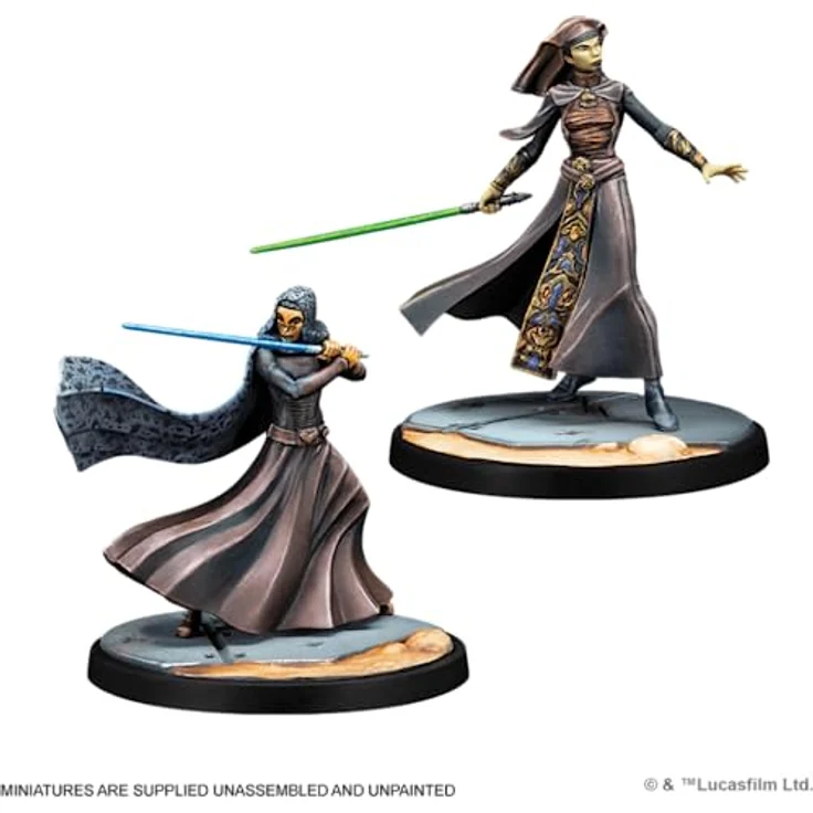 Atomic Mass Games Star Wars: Shatterpoint - Plans and Preparation Squad Pack, 4 unbemalte Miniaturen mit Jedi-Meisterin Luminara Unduli und Barriss Offee – Bild 2