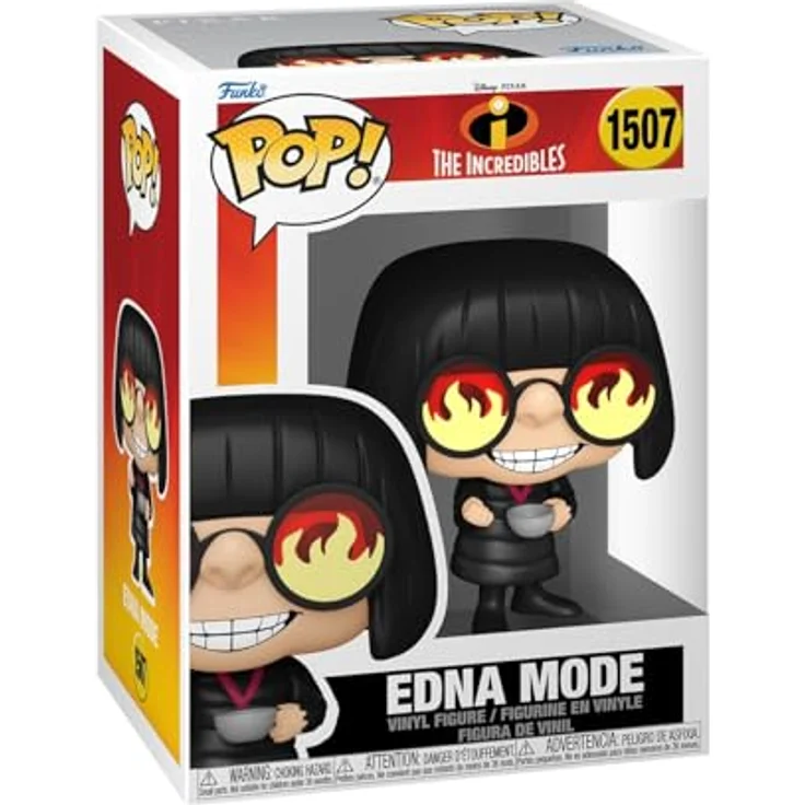 Funko Pop! Disney: Incredibles 20th - Edna Mode - Vinyl-Sammelfigur - Geschenkidee - Offizielle Handelswaren - Für Kinder und Erwachsene - Movies Fans – Bild 1
