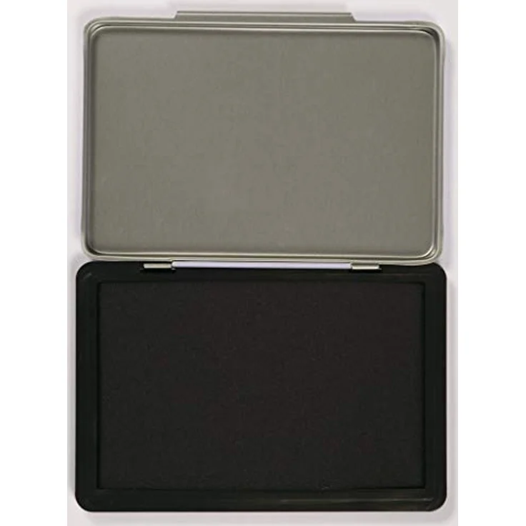 Q-Connect KF16316 Stempelkissen, rot, 9 x 5,5 cm im Metalletui, vorgetränkt – Bild 6