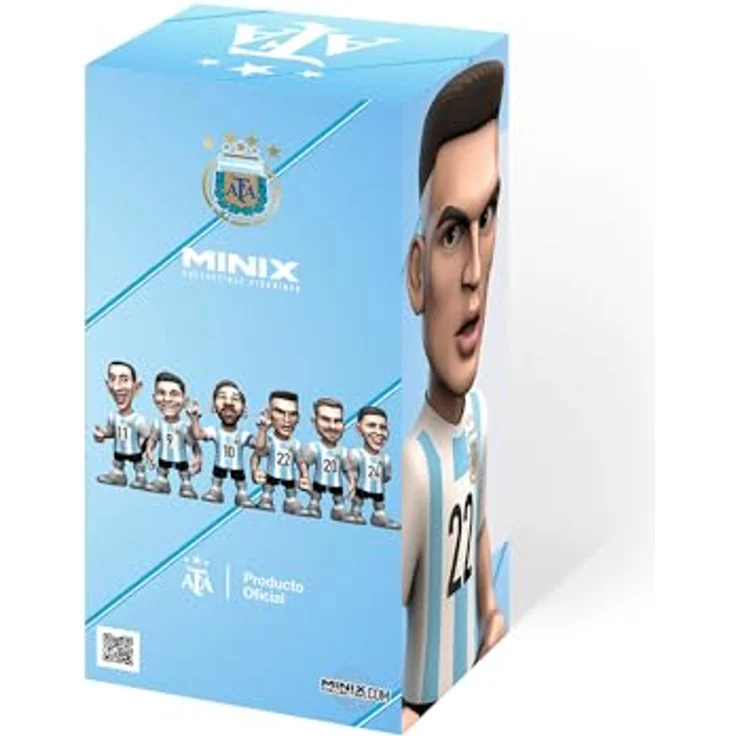 MINIX Fußball Stars #177, Lautaro Martinez Sammelfigur 12 cm, offiziell lizenziert von AFA Argentinien, PVC materialen – Bild 4