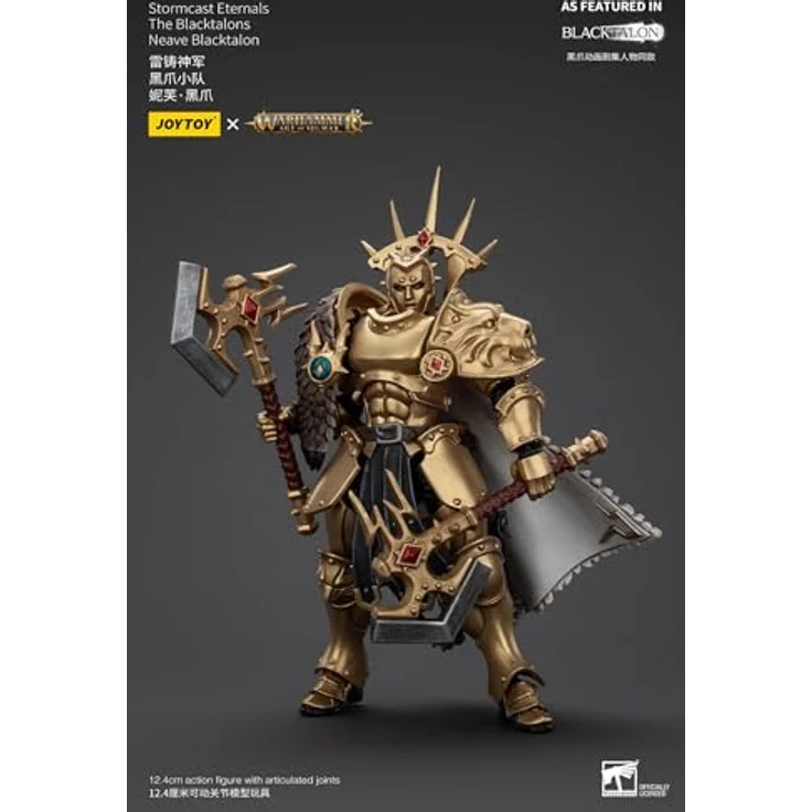 JOYTOY Warhammer Age of Sigmar Stormcast Eternals The Blacktalons Neave Blacktalon, 20 cm Actionfigur mit beweglichen Teilen und Waffenzubehör – Bild 3