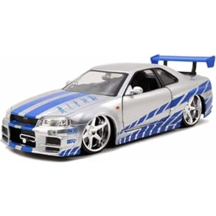 Jazwares - 97158 - Metals Diecast - Fast and Furious, Brian O'Conner's Nissan Skyline GT-R, Maßstab 1:24 – Bild 2