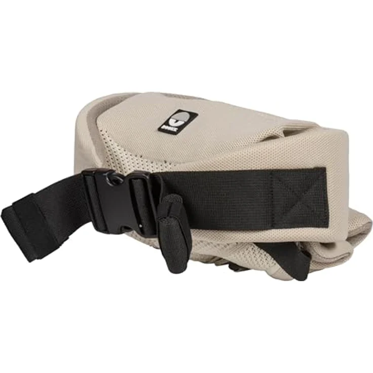 Dooky Terra Nova Stretch-Strick-Babytrage, ergonomisch verstellbar, für 0-3 Jahre, beige – Bild 3
