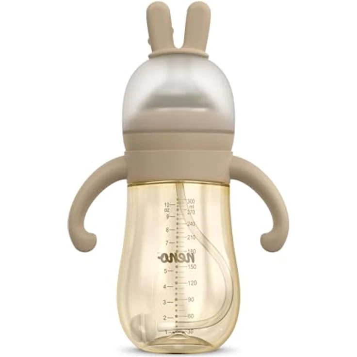 Neno® Mio Braun Premium Babyflasche, BPA-frei, Anti-Kolik-Sauger, hitzebeständig, ergonomisch, kompatibel mit Neno Milchpumpe und Sterilisatoren – Bild 4