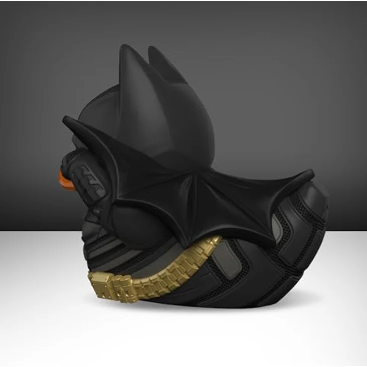 TUBBZ Erstausgabe: Batman Der Dunkle Ritter - Cosplaying-Gummiente Vinylfigur, 9 cm groß, in stapelbarer Badewannen-Vitrine mit Batman-Logo – Bild 3