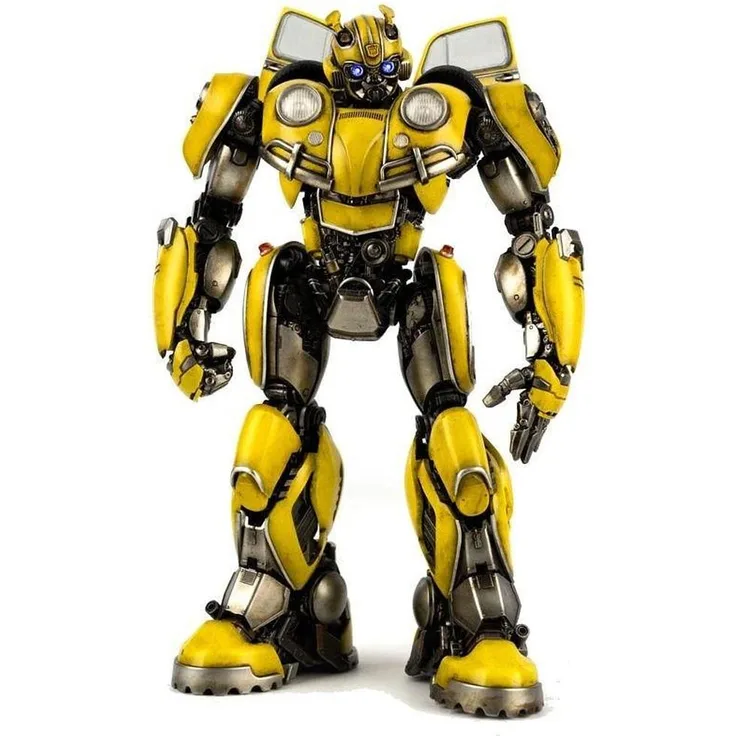 ThreeZero 3Z0242 - Transformers Bumblebee DLX Actionfigur 1/6, 20 cm mit LED-Leuchtfunktion und Zubehör