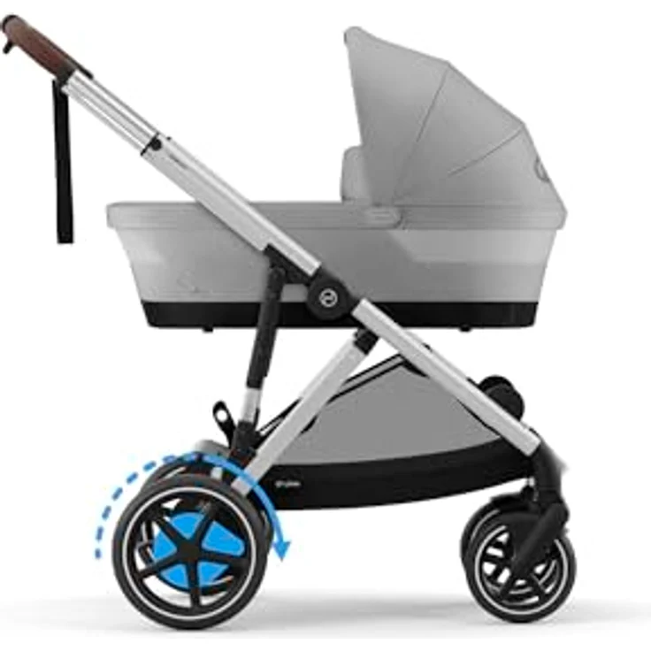 Cybex eGazelle S, Kinderwagen mit E-Motor, Wiegefunktion und großem Einkaufskorb – Bild 4