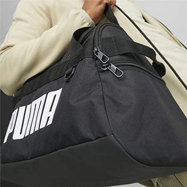 PUMA Sporttasche CHALLENGER DUFFEL BAG XS, formstabil und leicht, schwarz – Bild 6