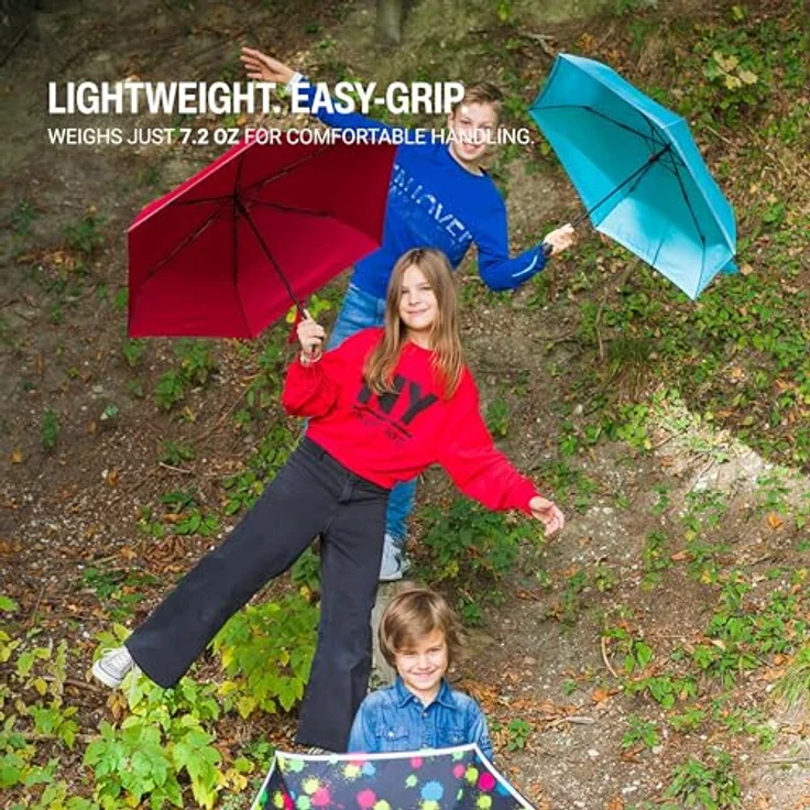 Knirps Rookie Manual Kinder Schultaschenschirm Regenschirm Taschen Kinderschirm Capri – Bild 5