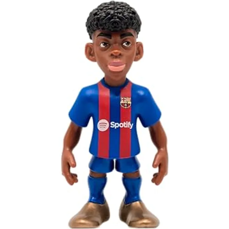 MINIX - Football Stars #190 – FC Barcelona – Lamine Yamal 27 – Sammelfigur, 12 cm - Offiziell lizenzierte Figur - PVC - 12 cm - Ausstellungsbox - Sammlerstück
