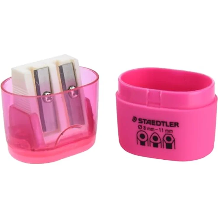 STAEDTLER 51260F20BK Doppel-Spitzdose, Neon rosa – Bild 3