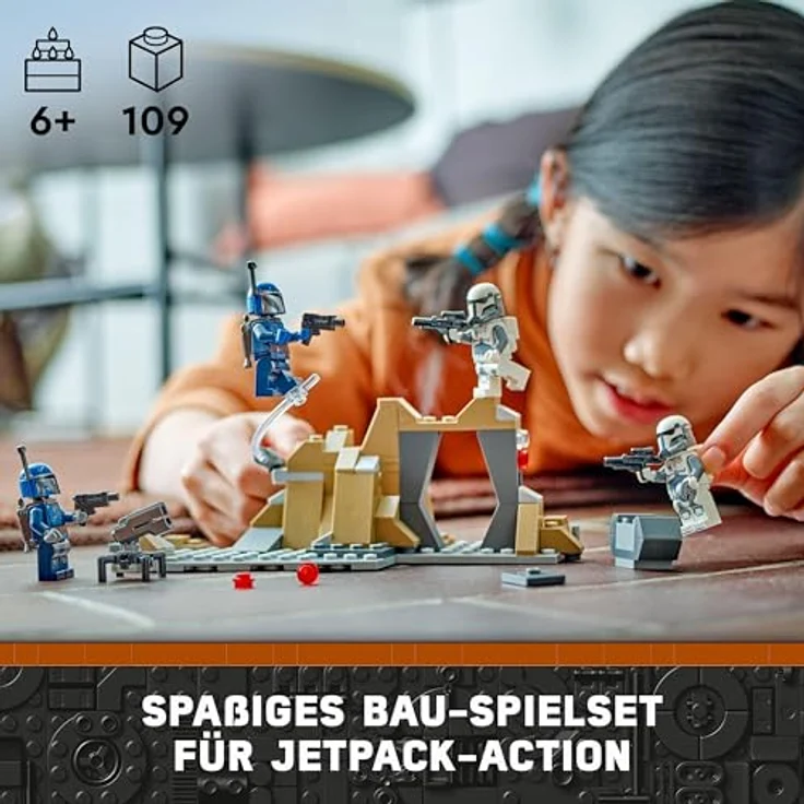 LEGO® Konstruktionsspielsteine Hinterhalt auf Mandalore™ Battle Pack (75373), LEGO Star Wars™, (109 St), Made in Europe – Bild 2