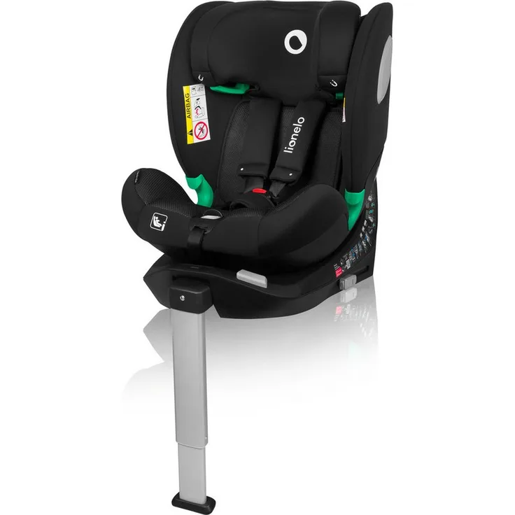 lionelo Autokindersitz BRAAM AIR I-SIZE, i-Size 4-in-1 Kindersitz mit eingebautem Ventilator, 360° drehbar