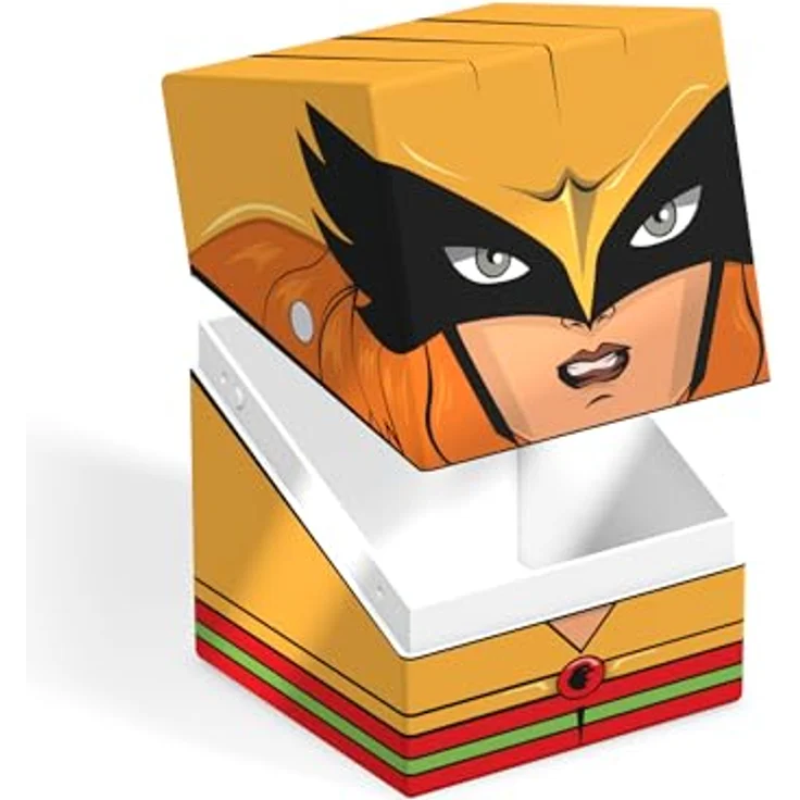 Ultimate Guard Squaroes - Squaroe DC Justice League™ JL012 - Hawkgirl™, Deckbox für 100 doppelhüllige oder 120 einhüllige Sammelkarten, robust – Bild 4