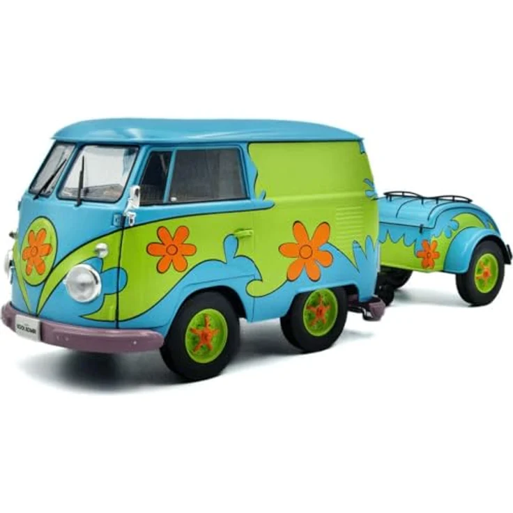 Solido 1:18 Kool Kombi Ghosthunters Machine, detailreiches Spielzeugauto aus Die-cast-Material, lizenziertes Ghost-Themenmotiv – Bild 1