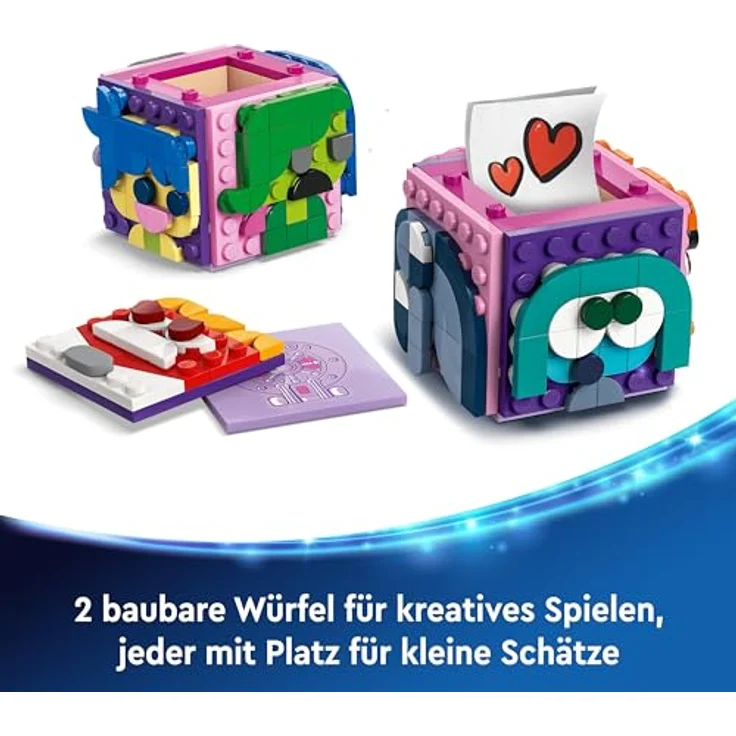 LEGO Disney Alles Steht Kopf 2 Stimmungswürfel von Pixar, Baukasten mit Freude und Zweifel, Geschenk für Kinder ab 9 Jahren – Bild 3