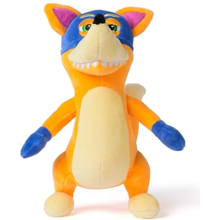 Dora Nickelodeon Fuchs-Plüsch, offizielles Lernspielzeug 20 cm für Kinder ab 3 Jahren, orange – Bild 1