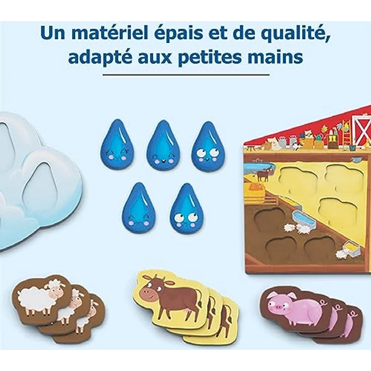 Ravensburger Lernspiel À l'abri les Zanimos, Tischspiel zur Sprachförderung in französischer Sprache, für 1-4 Spieler*innen ab 2 Jahren – Bild 3