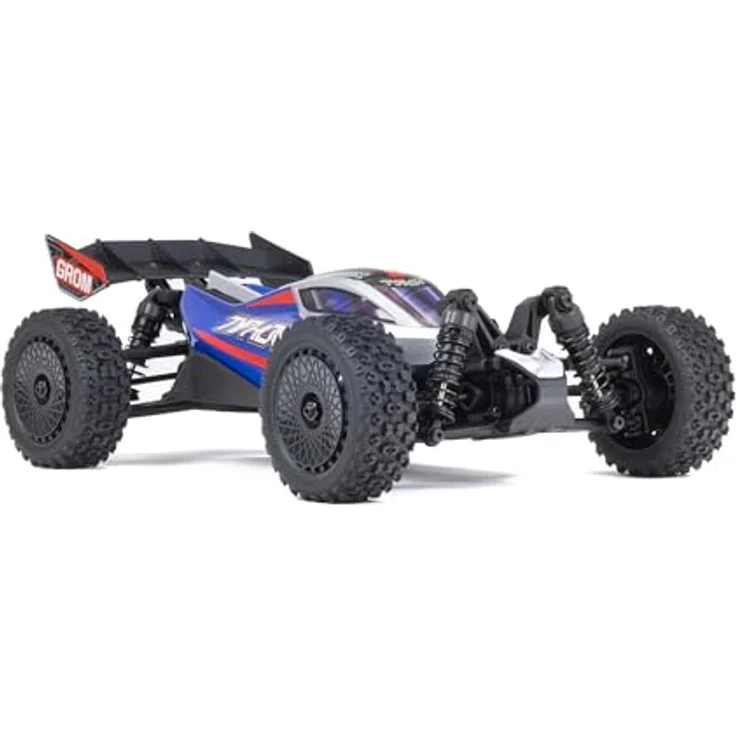 ARRMA Typhon GROM Ferngesteuertes Auto, RC Auto 1/18, bürstenloser Motor über 30 km/h, inkl. Akku und Zubehör, Blau – Bild 5