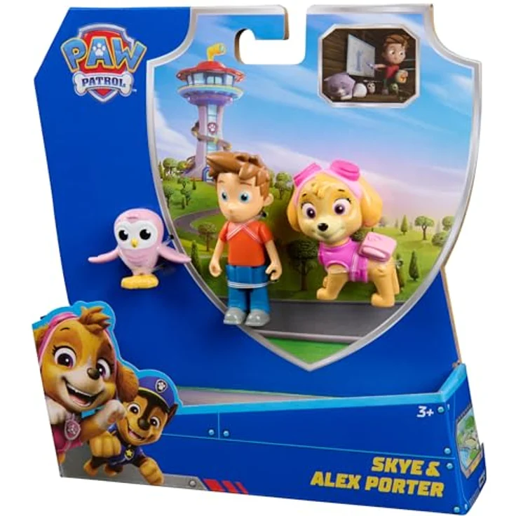 Spin Master PAW Patrol PAW FGR Story Figure Pack Skye und Alex Porter, 5 cm und 7,5 cm Figuren, Mehrfarbig – Bild 8