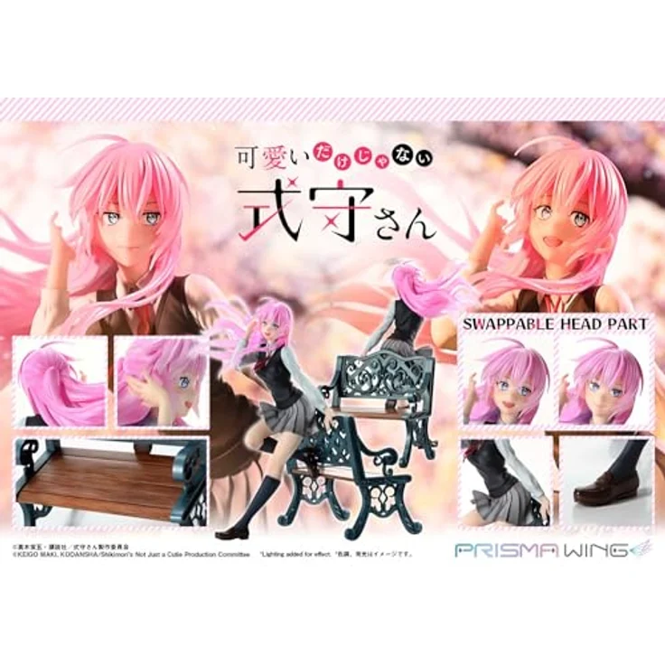 Prime 1 Studio Shikimori´s Not Just A Cutie Shikimori-san Prisma Wing PVC Figur, 1/7, 22 cm, detailreiche Statue mit stabiler Base und eleganter Geschenkbox – Bild 5