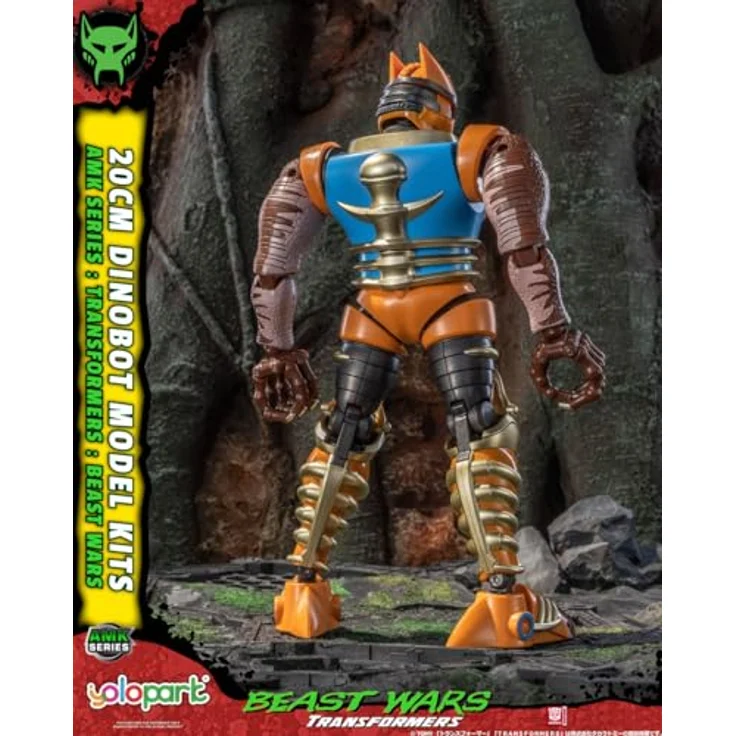 Yolopark Transformers: Beast Wars AMK Series Plastic Model Kit Dinobot, 20 cm, detailgetreue Nachbildung und einfache Montage – Bild 10
