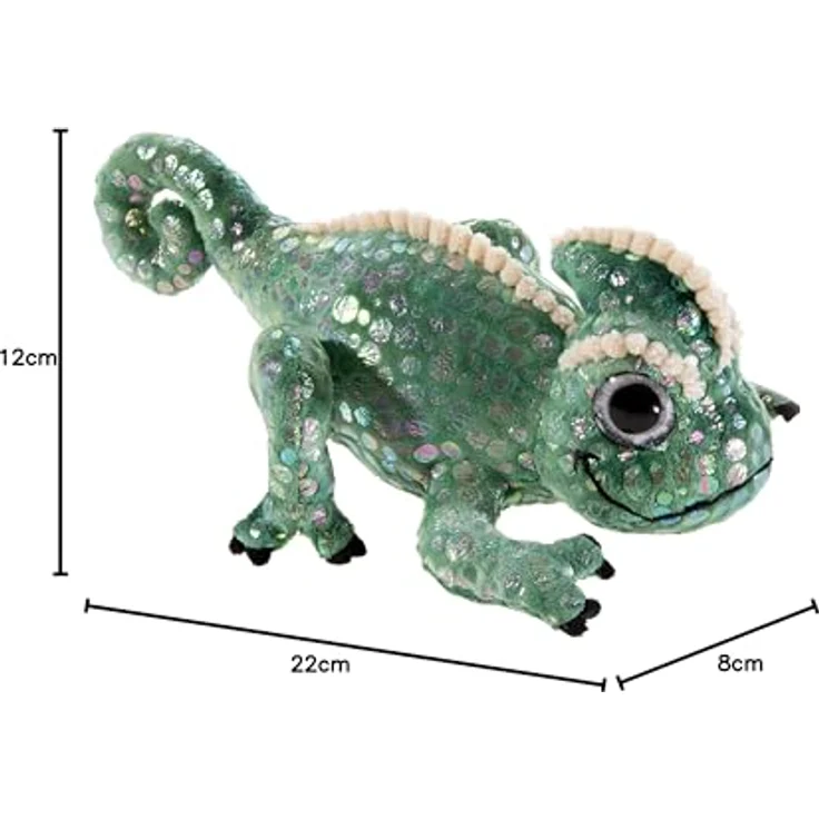 Heunec® Kuscheltier Die Schule der Magischen Tiere, Chameleon Caspar klein aus recyceltem Material – Bild 3