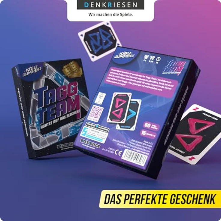 D&R Denkriesen KIBU JUMPER® - Tagg Team - Kartenspiel mit zeitlichem Fokus (nicht für Kinder unter 3 Jahren geeignet) – Bild 6