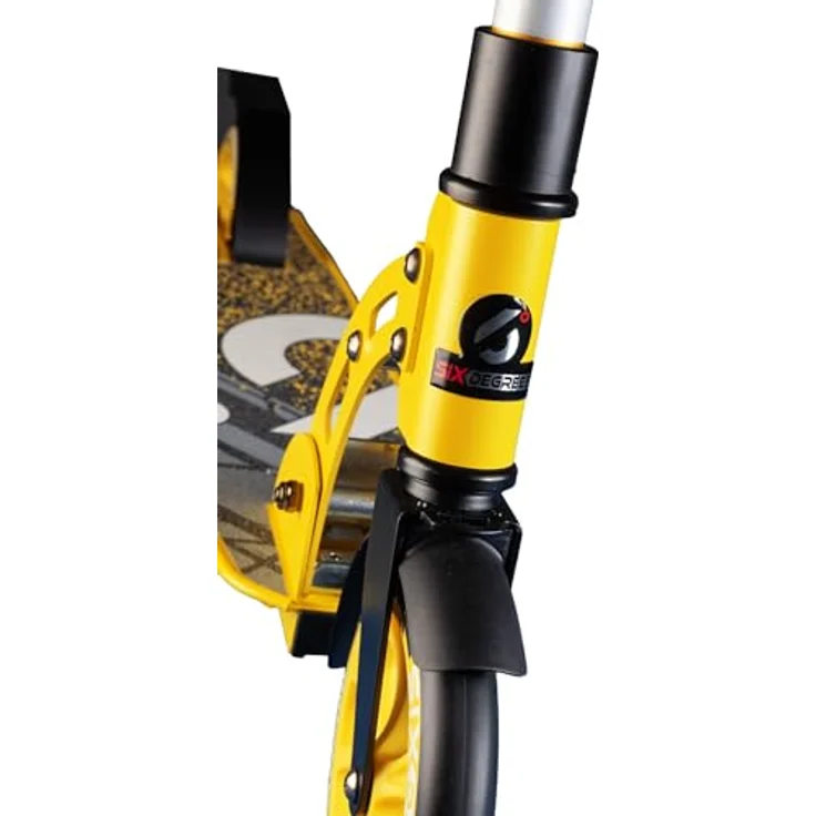 Authentic Sports Six Degrees Aluminium Scooter Junior 180 mm, Gelb – Bild 8