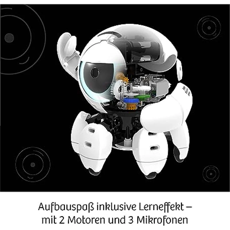 Kosmos 621094 Bitsy - Dein cleverer Robo-Freund, Ferngesteuerter Roboter für Kinder mit Sound-Klicker, Spielzeug ab 8-12 Jahre – Bild 2