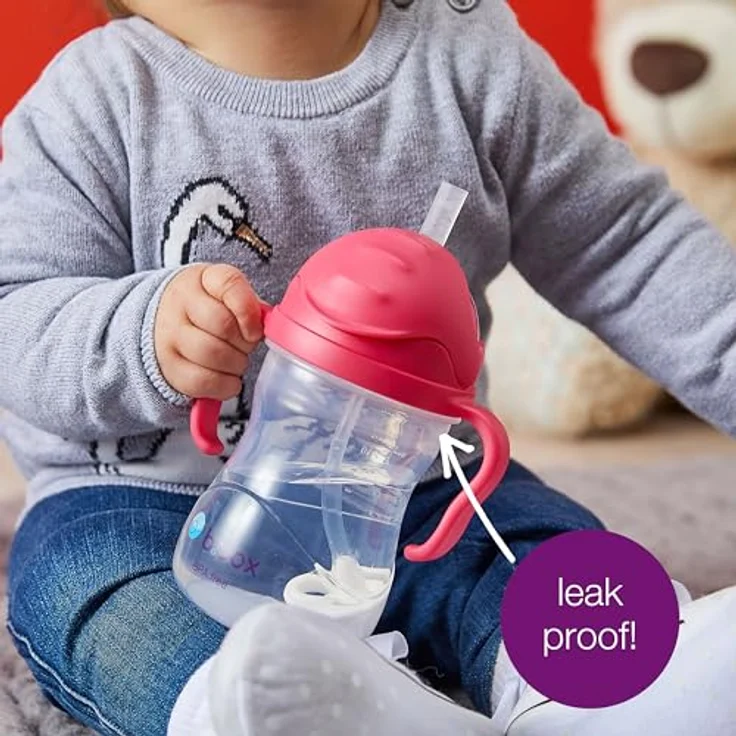 B.Box Gelato Cup Tasse mit Strohhalm, Kindertrinkbecher, 240 ml, Ocean, BPA-frei, leicht zu reinigen – Bild 6