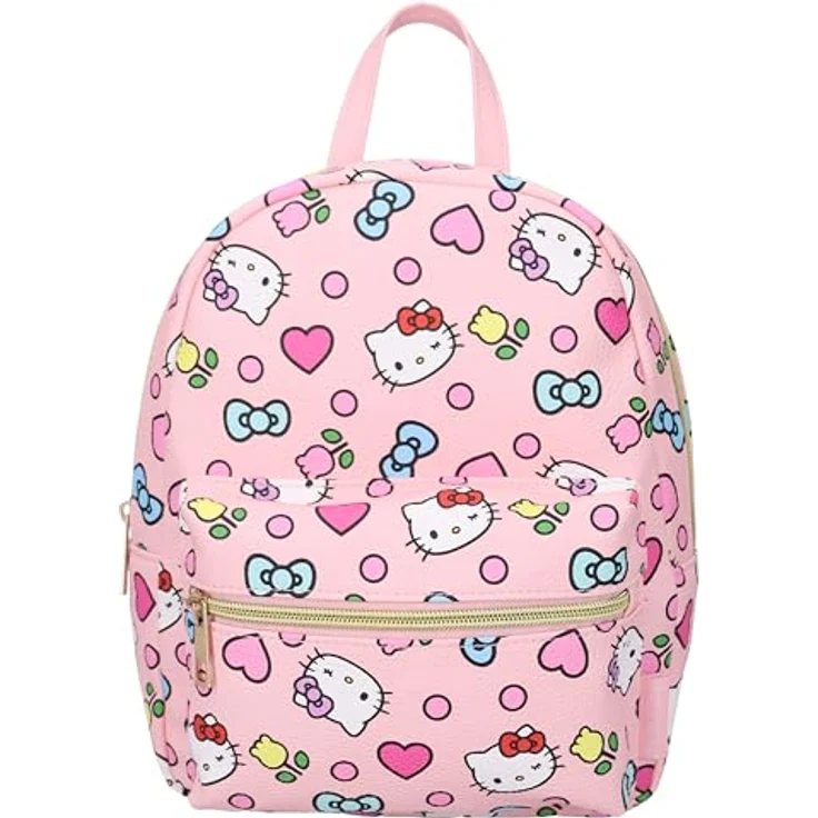 Hello Kitty Rucksack Sweet On You, Kindergartenrucksack 27 x 21 x 8 cm, offiziell lizenziert – Bild 2