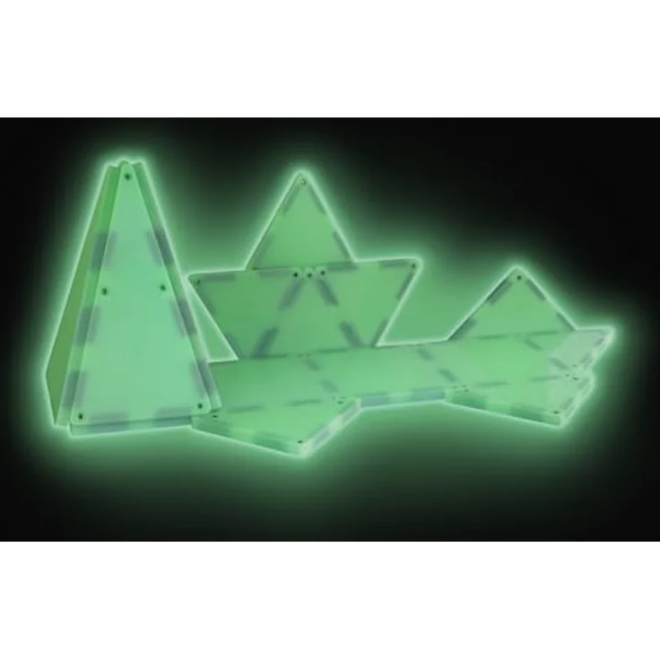 Magna-Tiles Glow In The Dark Set, Original Magnetische Baukugeln für kreatives Spielen, 16 Teile + LED-Licht, geeignet für Kinder ab 3 Jahren – Bild 5