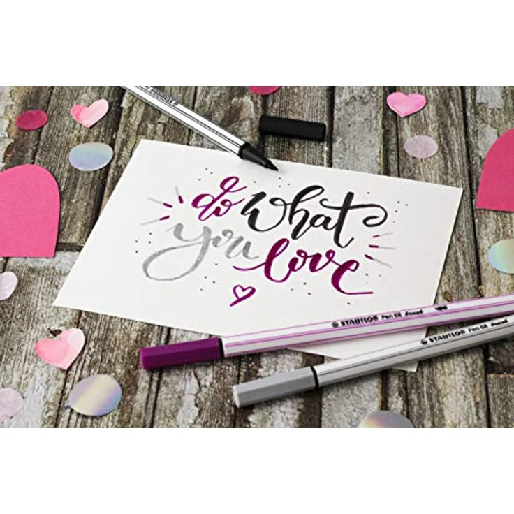 Stabila Faserstift Smaragdgrün 68/36, Hochwertiger Filzstift mit Pinselspitze für Handlettering, umweltfreundlich – Bild 3