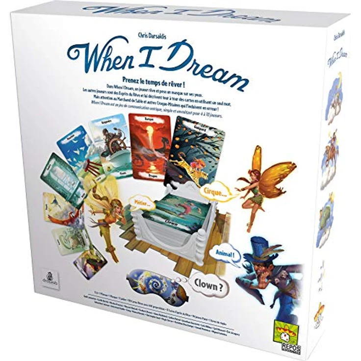 Repos Production When I Dream (f), Brettspiel für 2-4 Spieler, Traumspiel für Kinder ab 8 Jahren – Bild 3