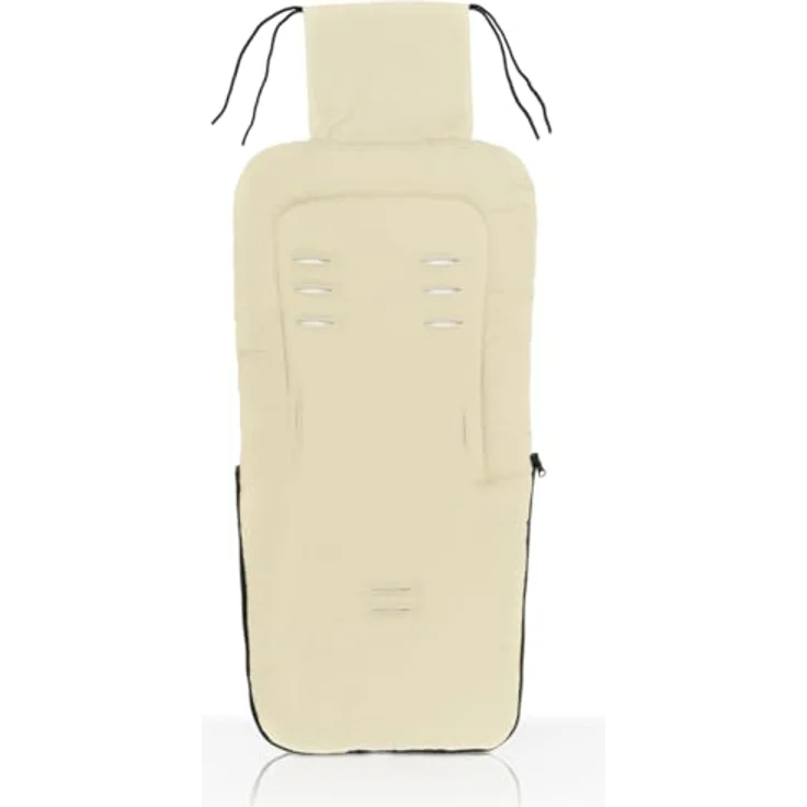 Stimo24 Fußsack/Sommerfußsack für Buggy Kinderwagen Jogger, 90 x 40 cm, waschbar bei 30°C, Beige – Bild 5
