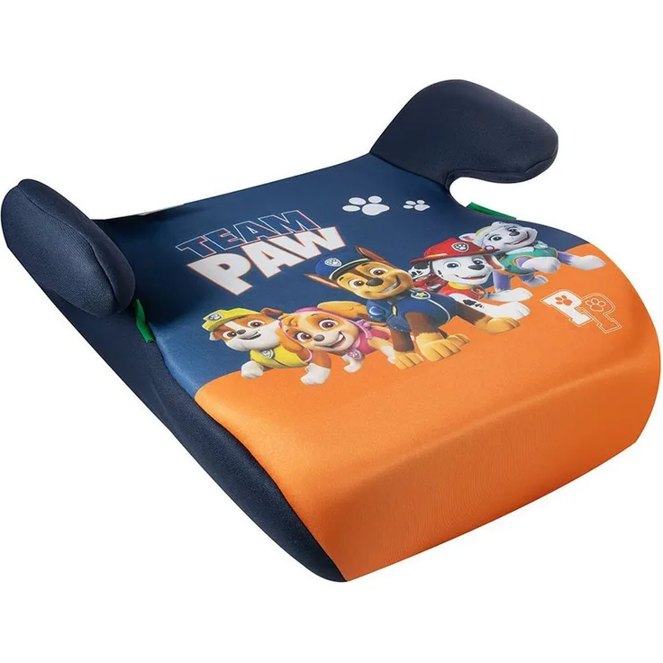 KAUFMANN Kindersitzerhöhung PAKFZ034, Autositzerhöhung mit abnehmbaren Bezug, für Kinder von 126 bis 150 cm, Blau-Orange, ECE R129