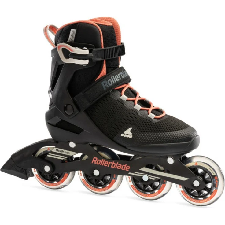 ROLLERBLADE Damen Sirio 84 Inlineskates, Stabile Anfänger Inlineskates in Schwarz