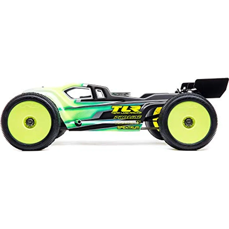 TEAM LOSI RACING 1/8 8IGHT-XT/XTE 4X4 Nitro/Electric Truggy Race Kit, Ackerman Adjustable Draglink, Shorter Wheelbase, Flex Tune Suspension Arms, LiPo/LiIon Compatible, Blue – Bild 4