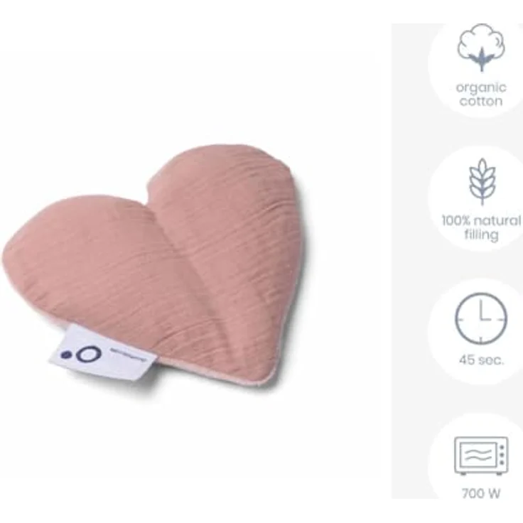 doomoo Snoogy Wärmekissen, mit Rapssamenfüllung und Lavendelduft, Love Pink – Bild 4