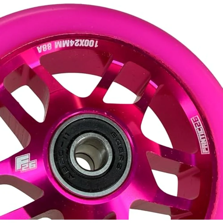 Fantic26 Base Stuntscooter 100mm, Aluminium 6061-T6, ABEC-11 Kugellager, 208g leicht – Bild 2