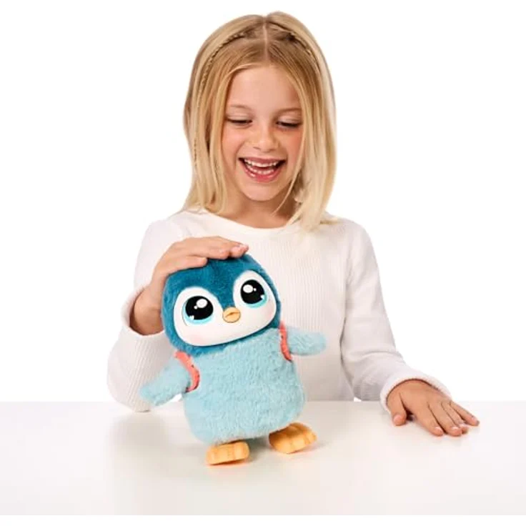 Moose Plüschfigur Little Live Pets: My Pet Penguin, interaktiver Baby-Pinguin mit mehr als 25 Geräuschen und fütterbaren Snacks – Bild 8