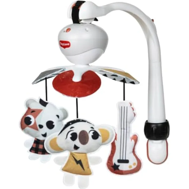 Tiny Love 3-in-1 Musik Mobile Baby elektrisch, tragbares Babybett, 5 Melodien, 30 Minuten Musik ohne Unterbrechung - Tiny Rockers