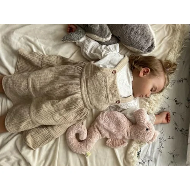 Kuscheltier Seepferdchen, klein (42cm) für Kinder ab 2 Monaten mit Wärmekissen – Bild 3