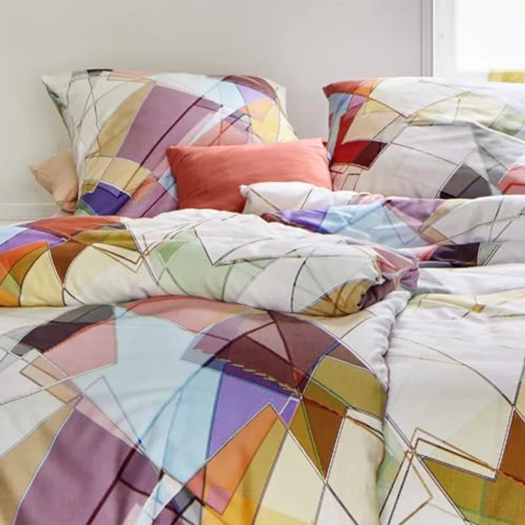 Irisette Mako-Satin Bettwäsche Magic Purmerend Multi 1 Bettbezug 135 x 200 cm + 1 Kissenbezug 80 x 80 cm – Bild 3