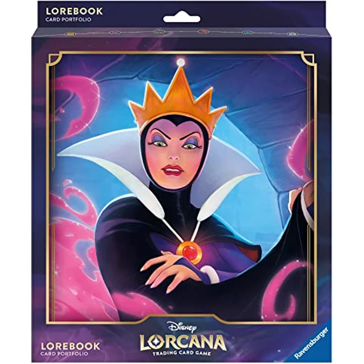 Ravensburger Disney Lorcana Trading Card Game: Sammelalbum - Die Böse Königin, Platz für 64 Standardkarten und 8 übergroße Karten, tolles Disney Lorcana Motiv, hochwertig und haltbar – Bild 1
